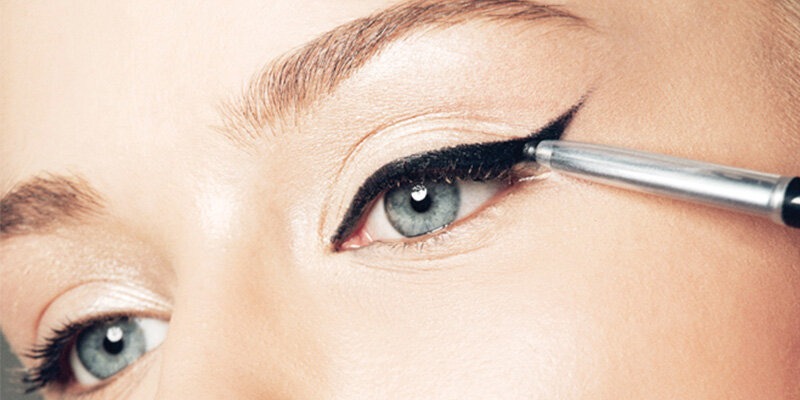 Black and White Eyeliner